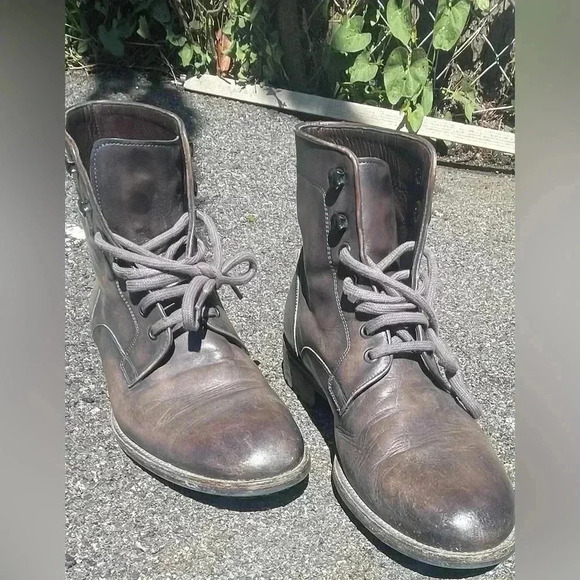 Vintage Men’s Brown Magnanni Military Boots Size 10 - Picture 5 of 12